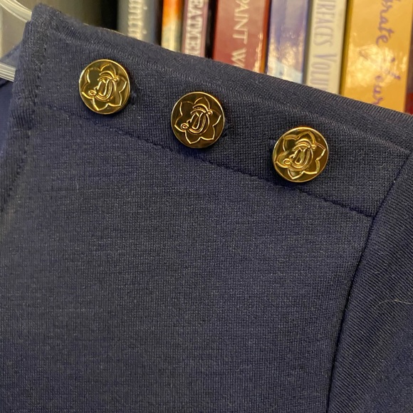 🎀Draper James Navy Bell Sleeve Shift Dress🎀 - Picture 4 of 5